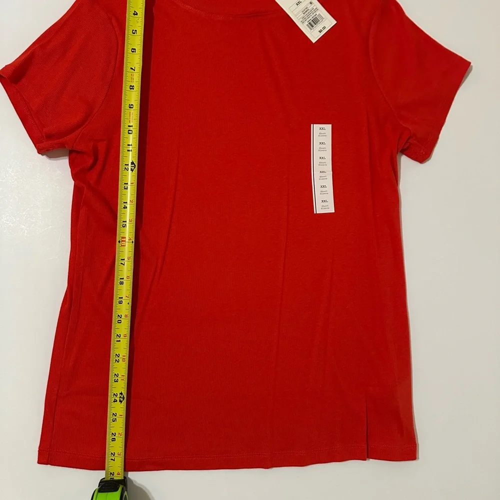 a new day Red Short Sleeve Crewneck Tee - Picture 2 of 4